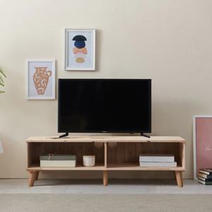 삼나무 원목 미니 거실장 안방 침실 티비다이 티비장 오픈형 1200