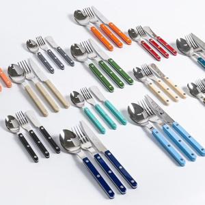 프랑스 커트러리 비스트로 디너+디저트 6P 풀세트 (13colors)