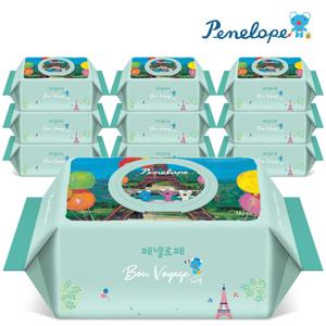 아기물티슈 본보야지 에펠 캡형 70매X10팩