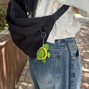 귀여운 거북이 인형 키링 미니 터틀 가방에다는 백팩 가방 열쇠 고리 동물 봉제 차키 템