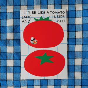 Like a tomato 인테리어 일러스트 엽서