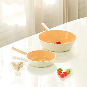 브리즈 세라믹 프라이팬 2종 세트 (20팬+28궁중팬)