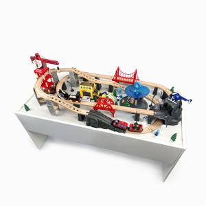 이케아 둔드라 테이블 호환 원목 전동기차 장난감 슈퍼디럭스세트