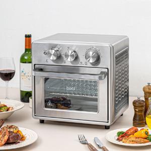 견고한 내열강화유리 18L 오븐형 스텐 에어프라이어 BR-160HAF