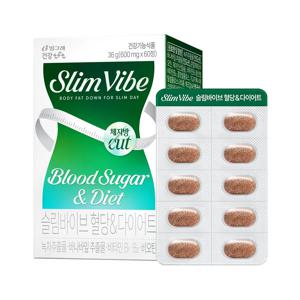 슬림바이브 혈당&다이어트 체지방감소 녹차카테킨 60정 1개