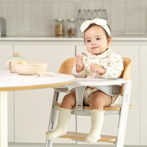 에버시트 원목 하이체어 아기 식탁의자