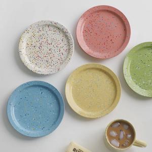 스텔라 마블 플레이트 17cm 5color 브런치 홈카페 접시