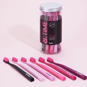 덴티메이트 리타임 핑크 밸런스 부드러운 초미세모 칫솔 12입