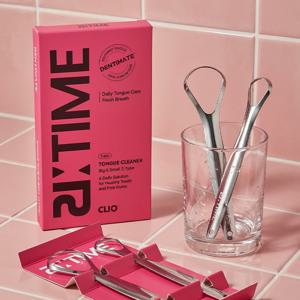 덴티메이트 리타임 올스테인리스 420 백태제거 혀클리너 스푼타입 2입x2세트