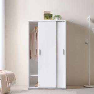 데미르 1인용 슬라이딩 도어 선반형 5단 옷장 800 (1color)