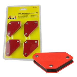 용접자석 각도자석 용접 직각자 클램프 각도 조절 자력 공구 마그네틱 자화기 4개입