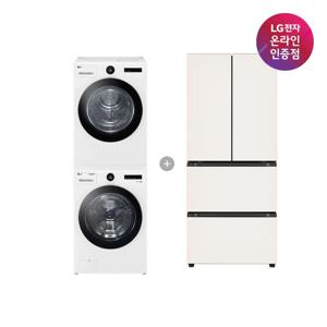 LG 트롬 세탁기건조기+오브제컬렉션 김치톡톡 (FX23WA-20WQ+Z408MEEF23)