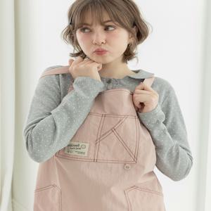 핑크 포켓 스티치 에이프런 생활방수 방수 앞치마 카페 네일샵 미용실 애견미용 개업 선물