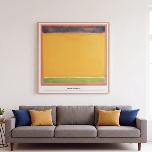 마크 로스코 - Untitled 색면추상그림액자 거실 원룸 카페 현관 서재 병원 인테리어