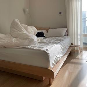 단하루 협탁무료증정+3%결제할인 / 에디트 헤드리스 평상형침대프레임 SS/Q,K 호환