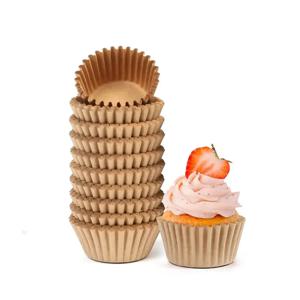 크라프트 유산지 이너 코팅 머핀컵 100p