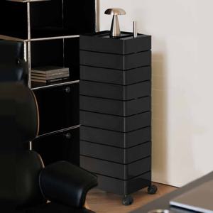 무브 이동식 회전 수납 캐비닛 10단 트롤리 5colors