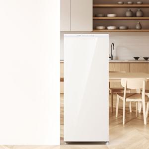 김치다움mini 1도어 스탠드 서랍형 글라스 김치냉장고 122L R123M01-L