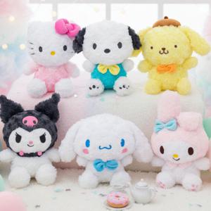 산리오 똥글 인형 시나모롤 헬로키티 포차코 마이멜로디 쿠로미 폼폼푸린 한교동 인형 25cm
