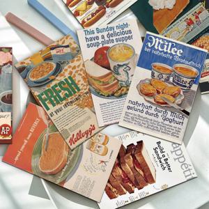 델리 인테리어 포스터 다이어리꾸미기 음식 촬영소품 오브제 엽서 세트 10P