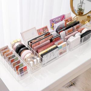 투명 아크릴 화장대 화장품 정리함 립스틱 브러쉬꽂이