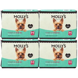 쉬야응가 3~4회용 패드 M 80매 x 4개 묶음