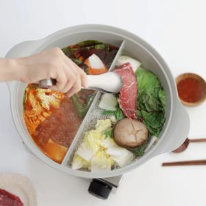 인덕션 샤브샤브 나눔 반반 전골 냄비 28cm