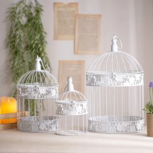 철제 둥근 새장 1P-빈티지 엔틱 감성 인테리어 카페 장식 소품