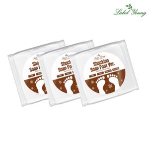 발땀+발냄새+발각질제거 쇼킹솝 풋버전(발꼬락비누) 3개