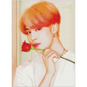 DIY 보석십자수 BTS 방탄소년단 큐빅페인팅 v1 지민 40x50
