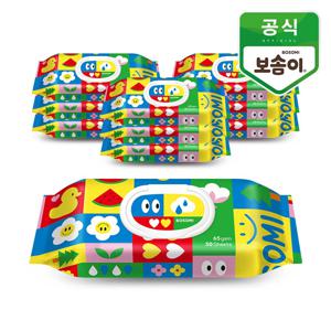 보솜이 펀앤플레이 아기물티슈 슬림캡 30매 10개