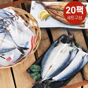 안동 간고등어 한마리 180g x 20팩