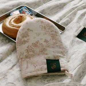 뜨왈 스케치 유럽풍 예쁜 오븐장갑 엔틱한 주방 냄비집게 홈카페 인테리어소품