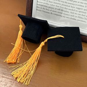 졸업식 선물장식 미니 학사모 부자재 생화 데코 꽃장식 파티용품 5개
