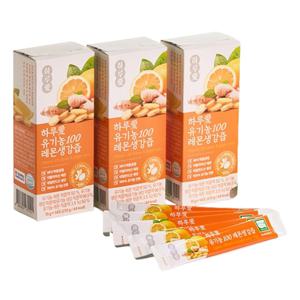 하루애 유기농100 레몬생강즙 NFC 착즙 건강즙
