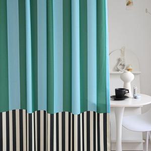 차르르 쉬폰 스트라이프 커튼 아트웨이브 모듈 2size