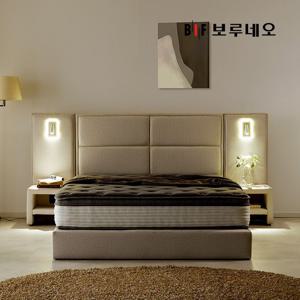 디에르 포어 LED침대 평상형 통깔판 침대 협탁 슈퍼싱글/퀸/킹