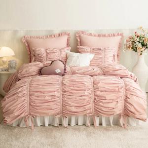 셔링 프리미엄 침구 블러썸 핑크