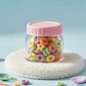 헥사 에코링 플라스틱 뚜껑 유리병 63mm YS165L 165 이유식 소분 밀폐 유리병