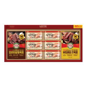 의성마늘 로스팜 육포세트 햄 캔햄 명절 선물세트 (쇼핑백포함)