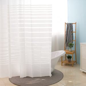EVA 반투명 샤워커튼 모던 스트라이프