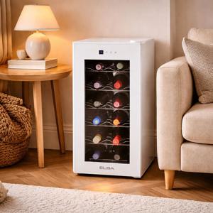 와인셀러 와인냉장고 EW40W12 12병 화이트
