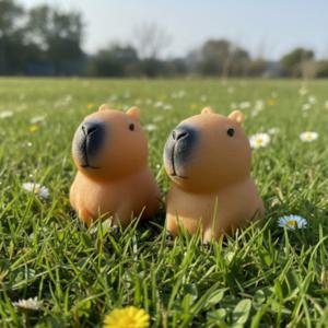 카피바라 스퀴시 힐링 인형 미니 애착 인테리어 소품 응원 행운 학생 친구