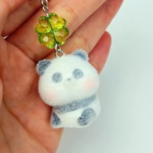 럭키 볼빵빵 판다 키링 행운 부적 친구 학생 남자 여자 커플템 귀여운 열쇠고리