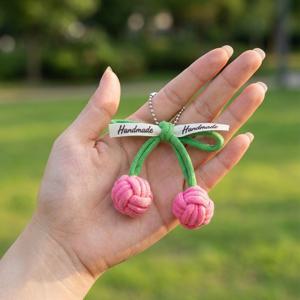 귀염뽀짝 체리 키링 행운 부적 친구 선물 남자 여자 열쇠고리 키홀더 차키