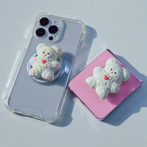 곰돌이 그립 스마트톡 그립톡 거치대 핸드폰 휴대폰 홀더 핑거링 톡홀더 자석