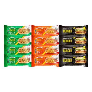 XOXO 렐리쉬핫도그160gx4개+칠리치즈핫도그x150gx4개+디럭스버거핫도그180gx4개