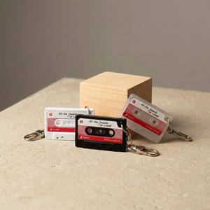 음악 플리 NFC 키링 플레이리스트 공유 카세트 열쇠고리 감성 신기한 소품 선물