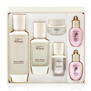 로얄 레지나 에너지 드롭 트리트먼트 화장품세트 탄력 광채 워터 에센스