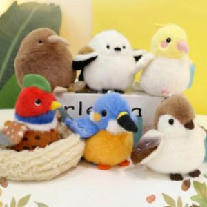 숲속 새 친구들 미니 인형 키링 키홀더 여자 남자 친구 커플템 행운 응원 선물